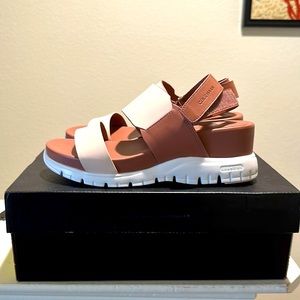 Cole Haan zero grand Velcro platform wedge